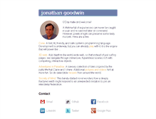 Tablet Screenshot of jondgoodwin.com